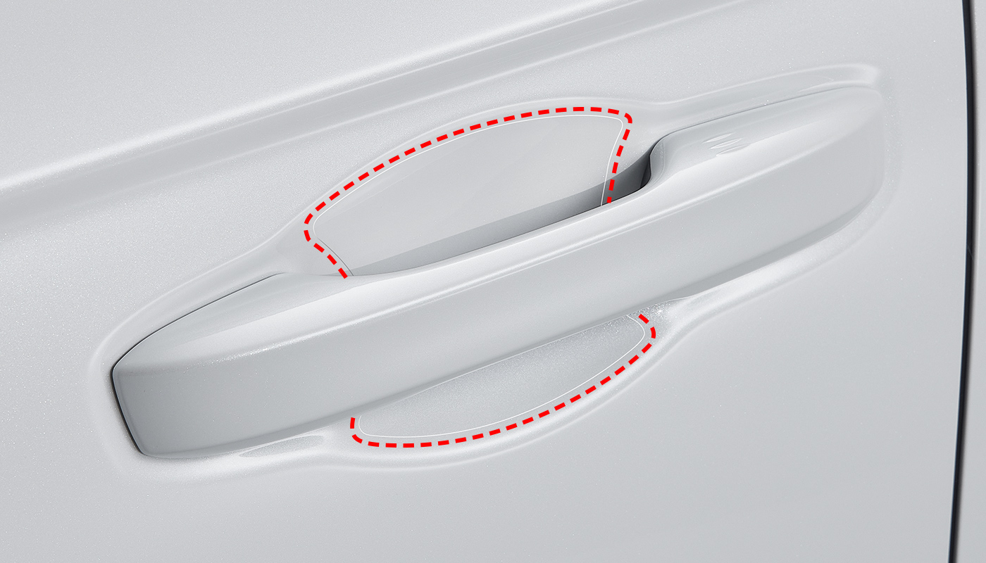 ドアハンドルプロテクションフィルム