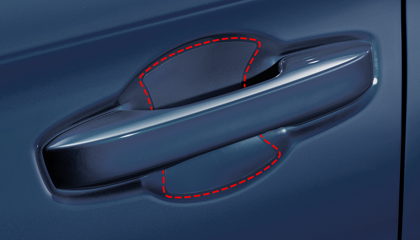 ドアハンドルプロテクションフィルム