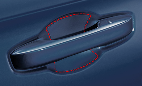 ドアハンドルプロテクションフィルム