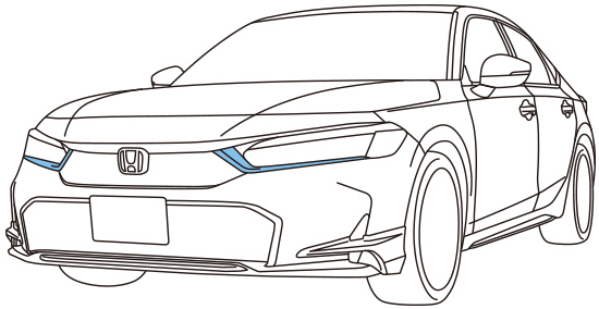 フロントグリルガーニッシュ