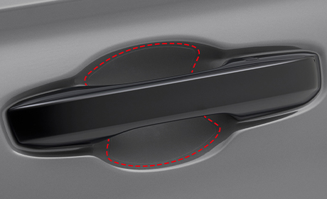 ドアハンドルプロテクションフィルム