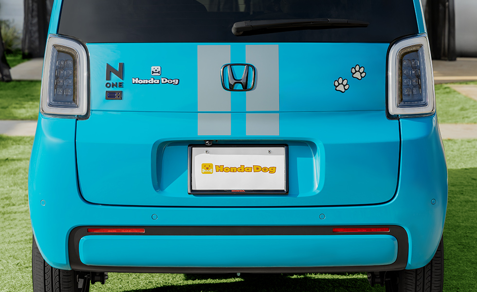 Honda Dogデザインと組み合わせて装着したときのイメージ。