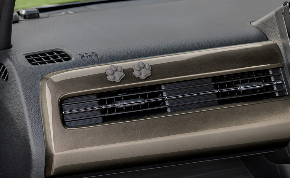 助手席から見たイメージ。