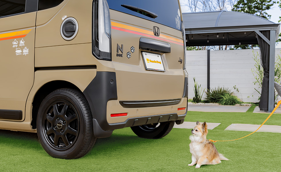 リア左側から見たときのイメージ。