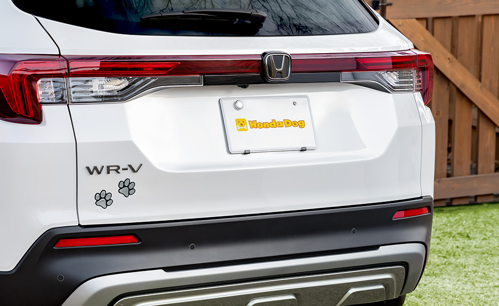 テールゲート左側に装着したときのイメージ。