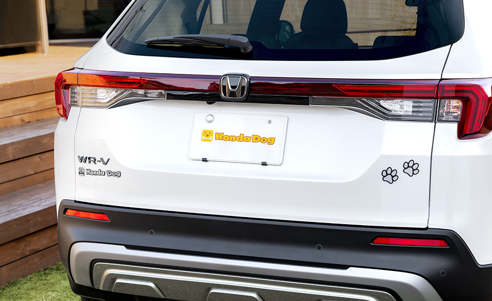 Honda Dogデザインと組み合わせて装着したときのイメージ。