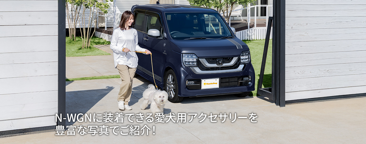 N-WGNに装着できる愛犬用アクセサリーを豊富な写真でご紹介！