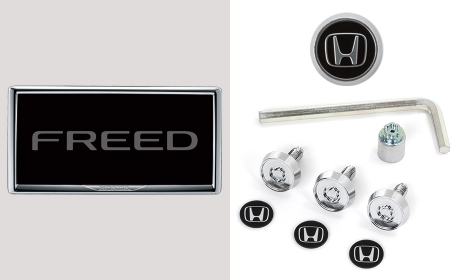 ライセンスフレーム＋ナンバープレートロックボルトのセット