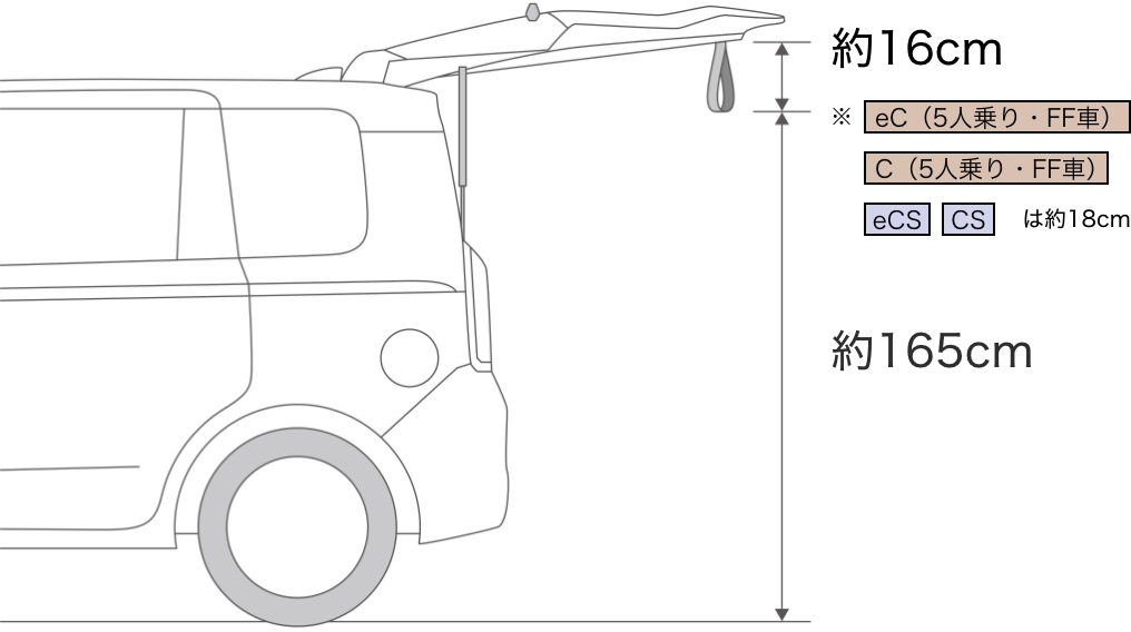 テールゲートストラップ