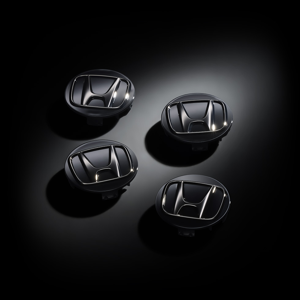 アルミホイールセンターキャップ（ブラックHマーク）