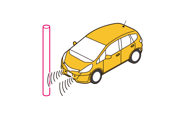 電柱や標識の支柱などの細いもの