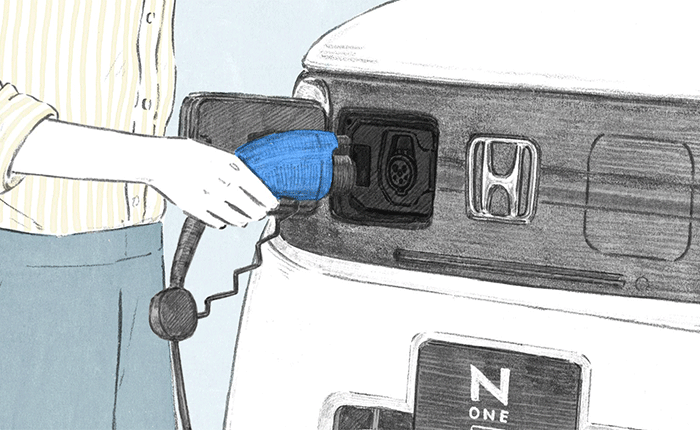 充電ケーブル使用イメージ