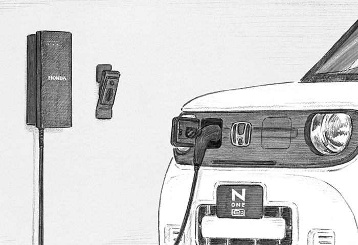 充電ケーブル使用イメージ