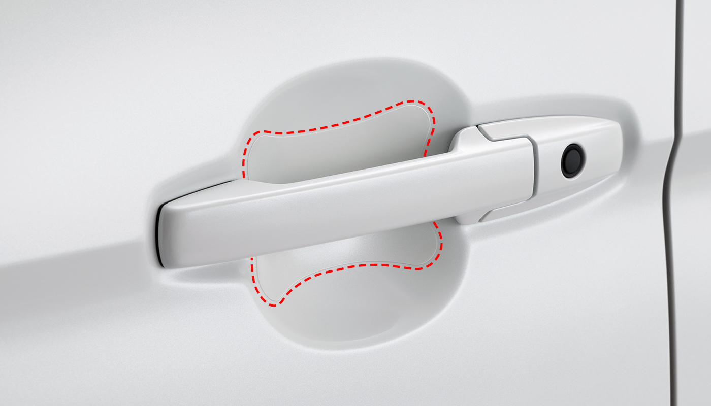 ドアハンドルプロテクションフィルム