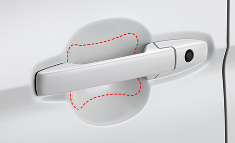 ドアハンドルプロテクションフィルム