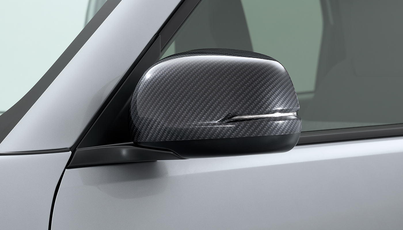ドアミラーカバー デジタルカーボン