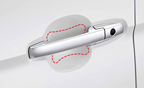 ドアハンドルプロテクションフィルム