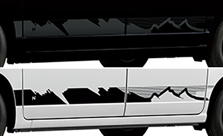 デカール グレー／ブラック