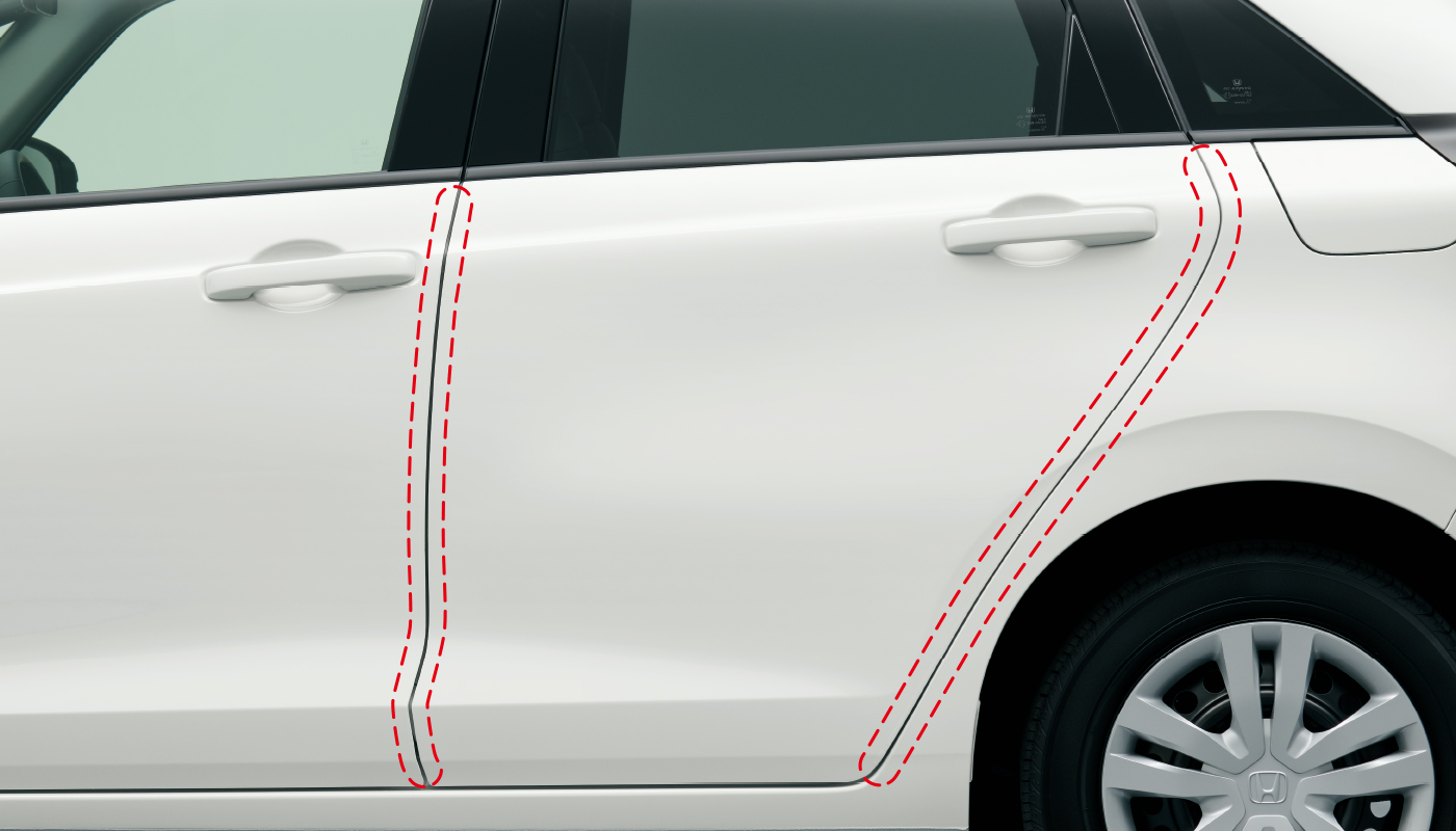 ドアエッジプロテクションフィルム