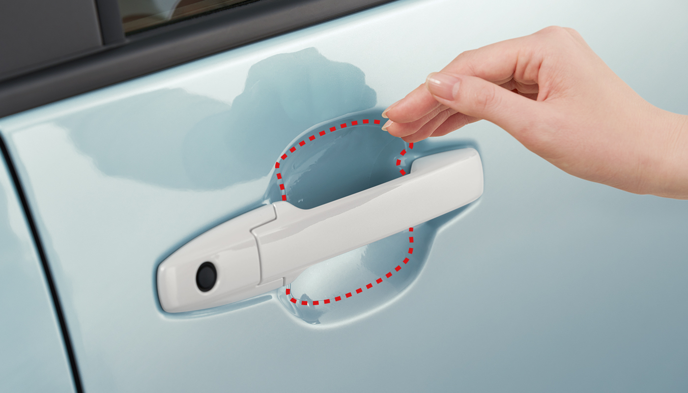 ドアハンドルプロテクションフィルム