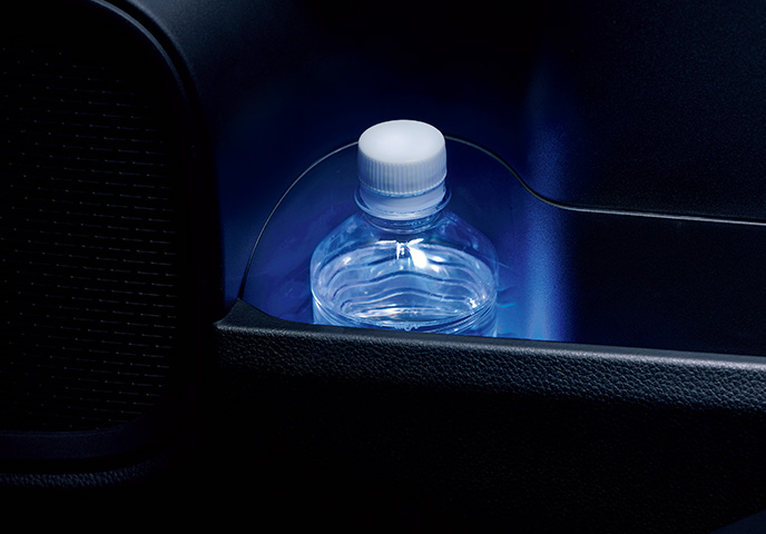 インナードアハンドル＆ドアポケットイルミネーション