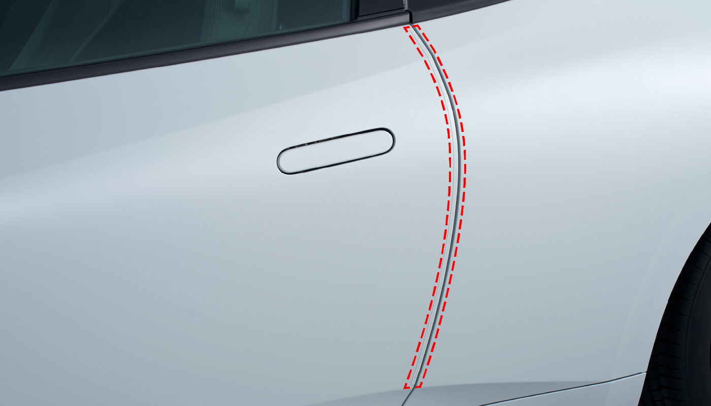 ドアエッジプロテクションフィルム