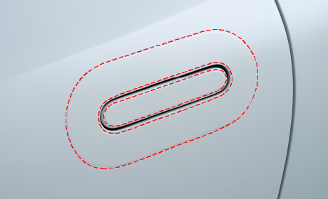 ドアハンドルプロテクションフィルム