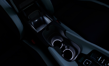 センターコンソールボックス＆ドリンクホルダーイルミネーション