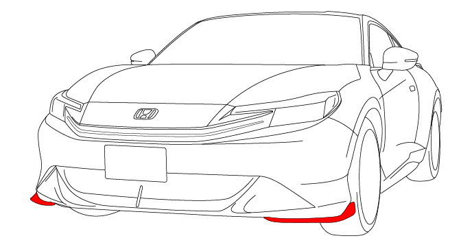 フロントロアースカート