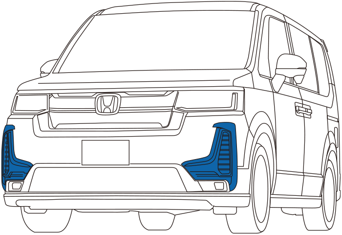 バンパーワイドガーニッシュ