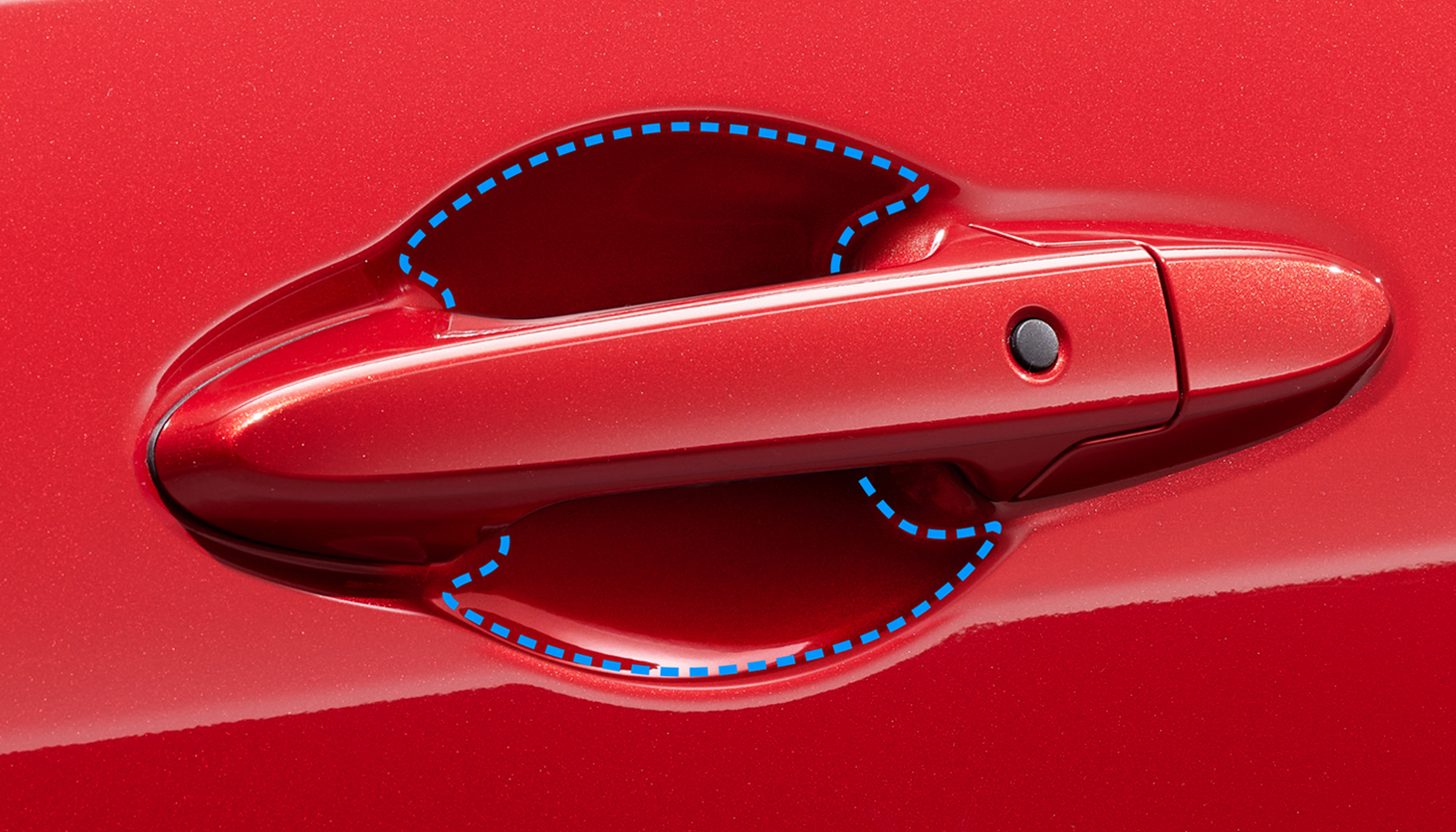 ドアハンドルプロテクションフィルム