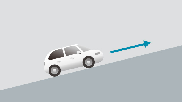 上り坂での発進や加速時