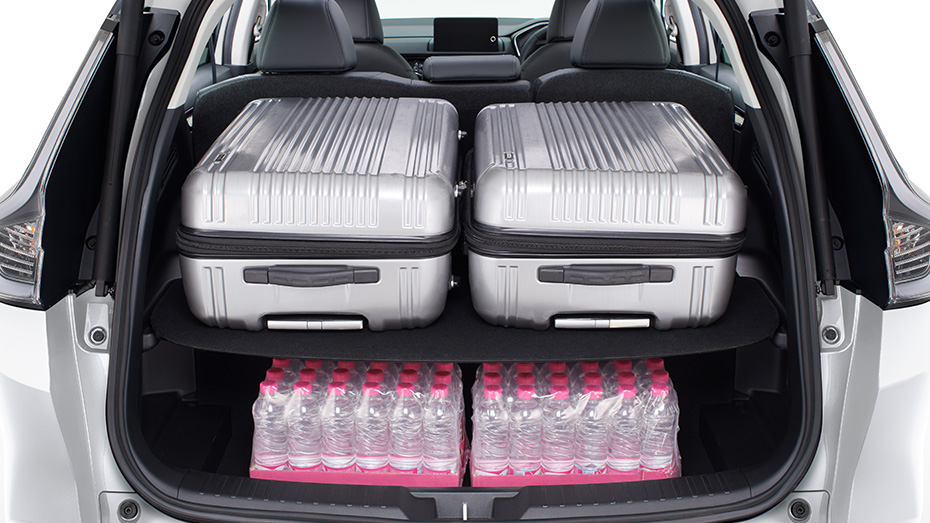 使い方の可能性がひろがる、フレキシブルなカーゴエリア。