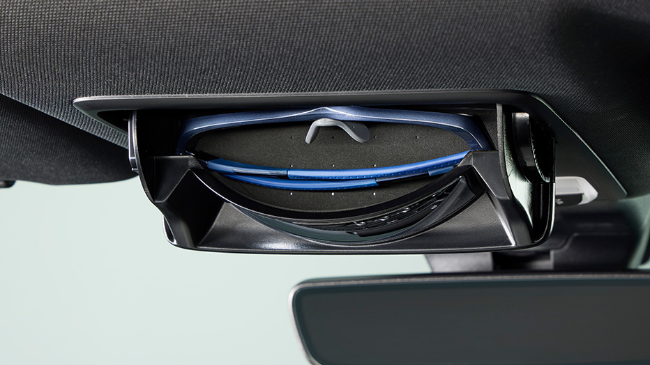 室内確認用ミラー付サングラスボックス