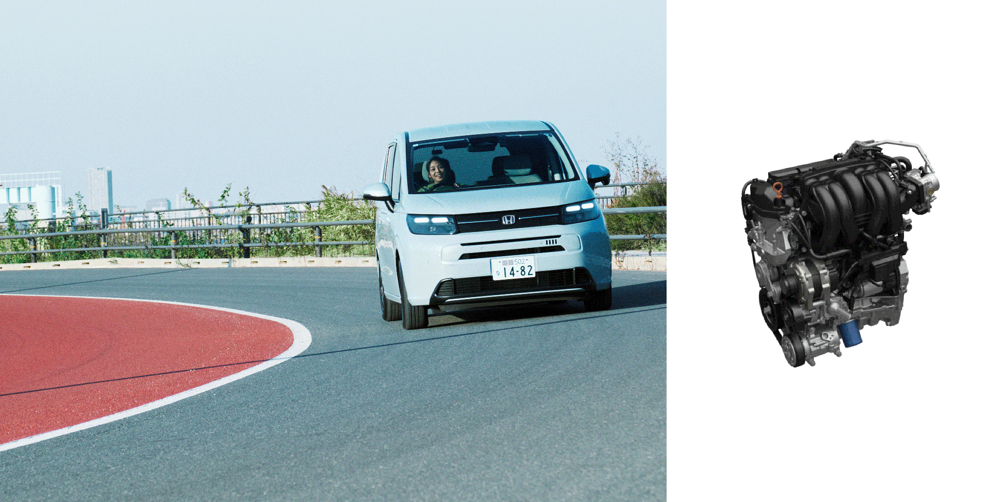 軽快な走りを楽しめる1.5L i-VTEC エンジン〈ガソリン車〉