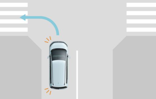 右左折時や車線変更時