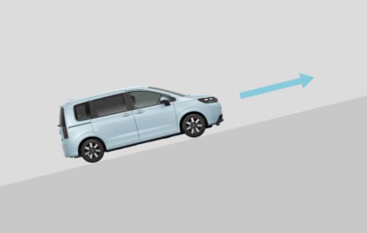 上り坂での発進や加速時