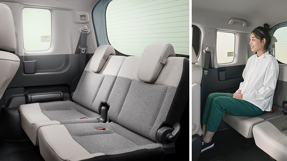 大人がしっかり座れる3列目シート