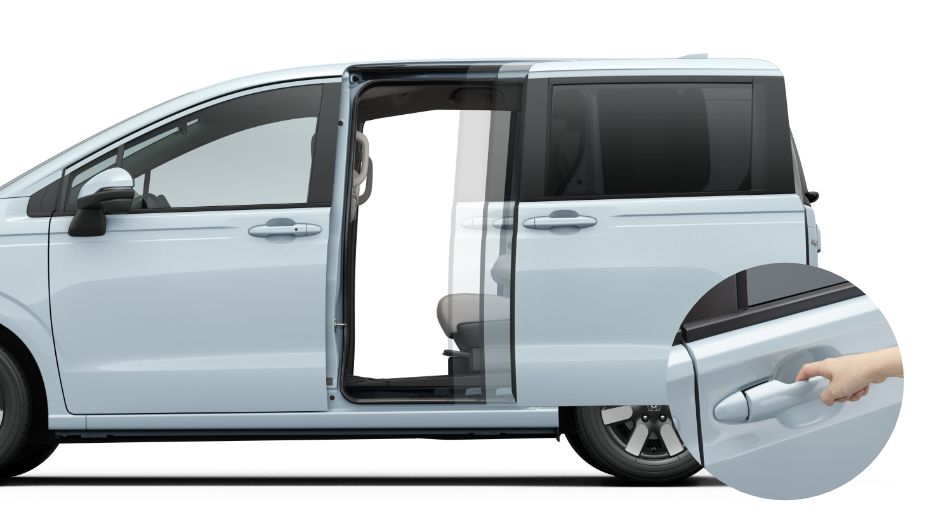 両側パワースライドドア