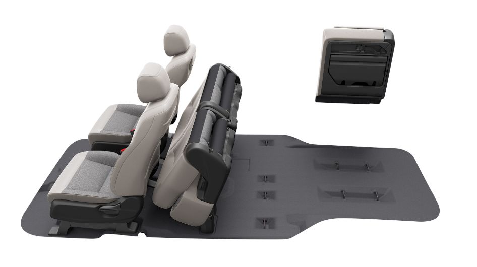 2名乗車＋最大ラゲッジモード