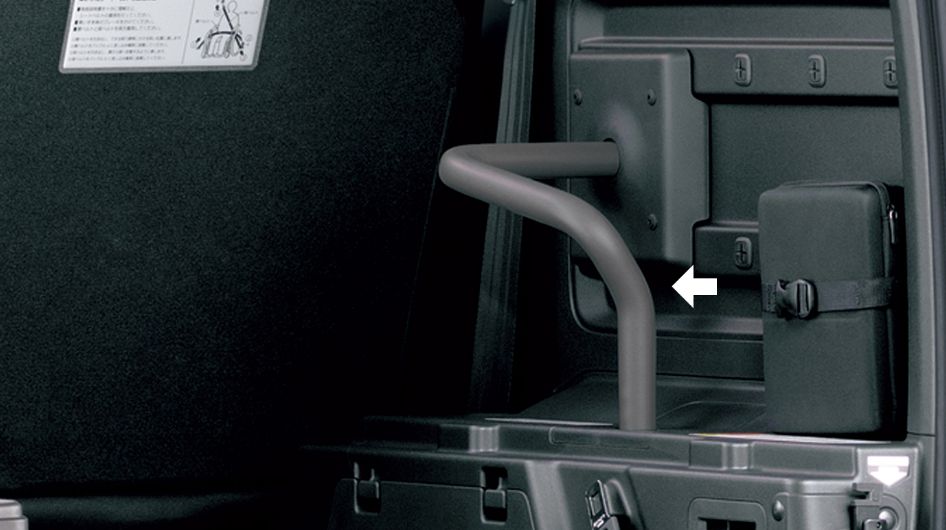 車いす乗員用手すり