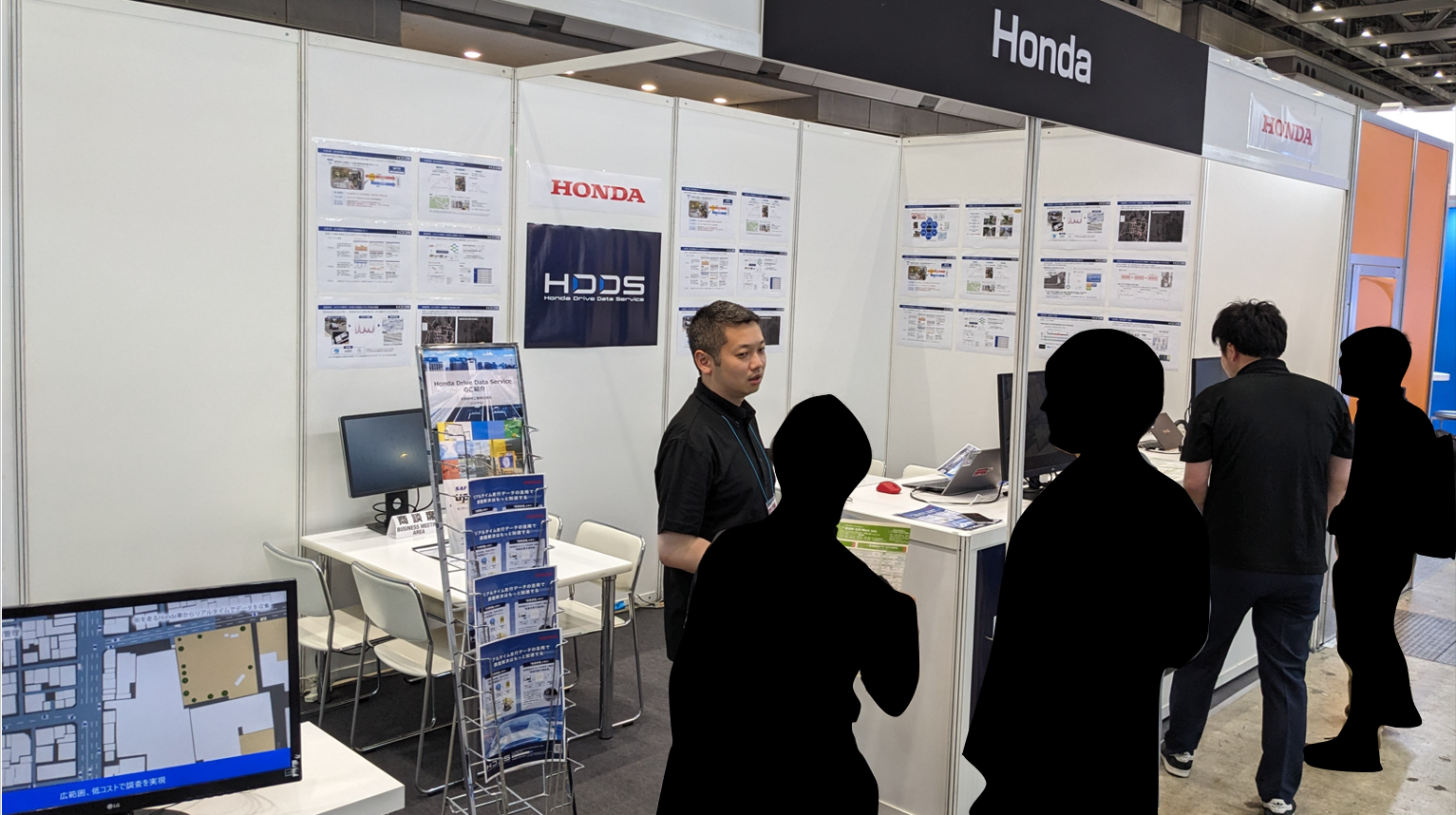 自治体公共WEEKでのHonda展示ブースの様子