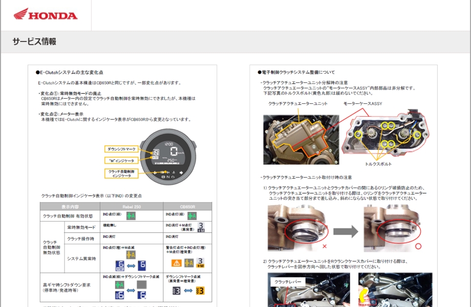 販売店向け整備情報の提供