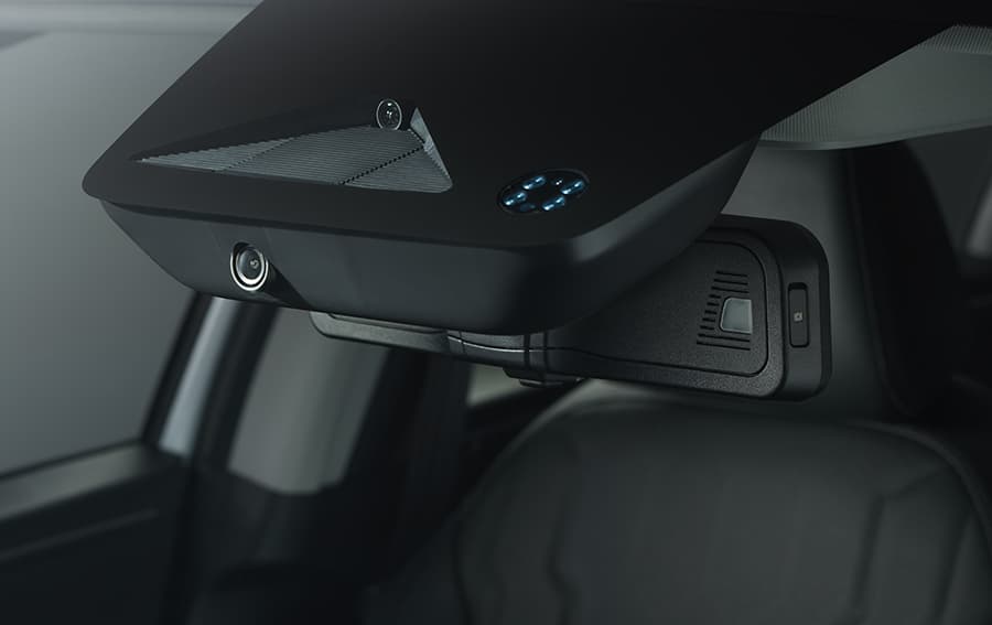 ドライブレコーダー内蔵センターカメラミラーシステム