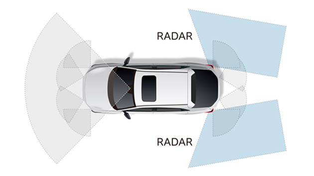 レーダーで検知