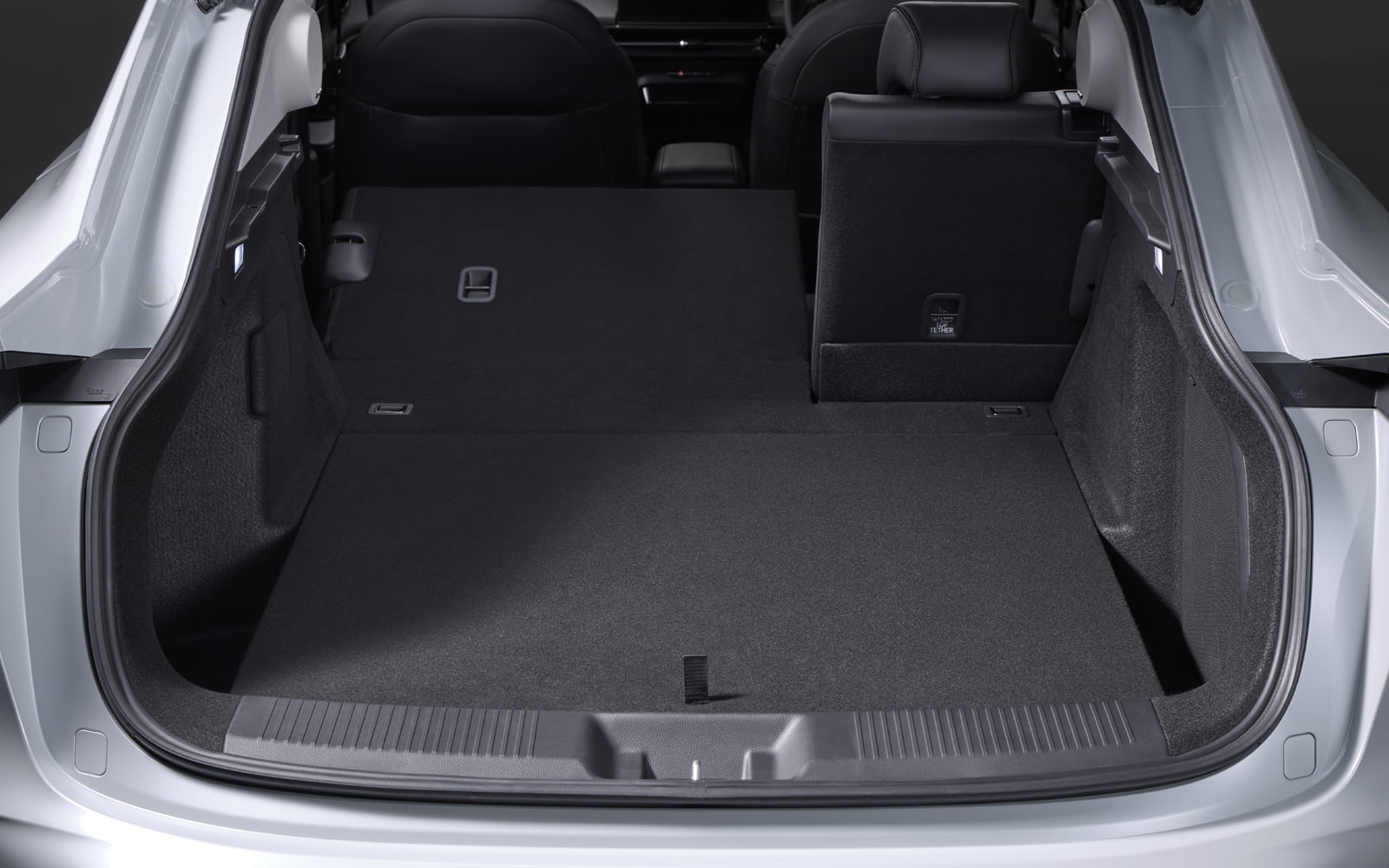 助手席側リアシートフラット