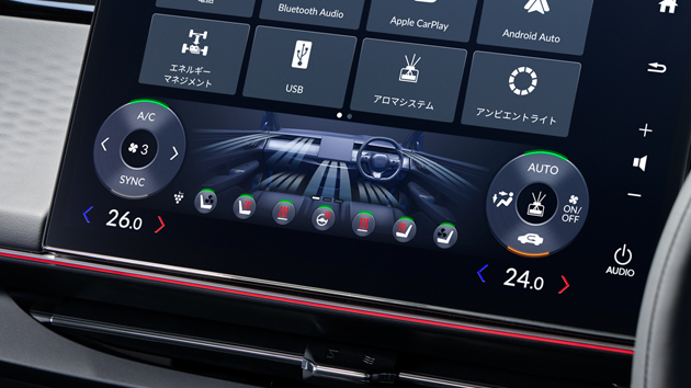 左右独立温度コントロール式フルオート・エアコンディショナー