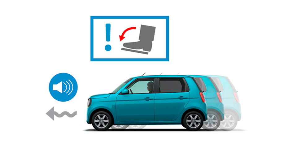 急アクセル抑制機能 イメージ
