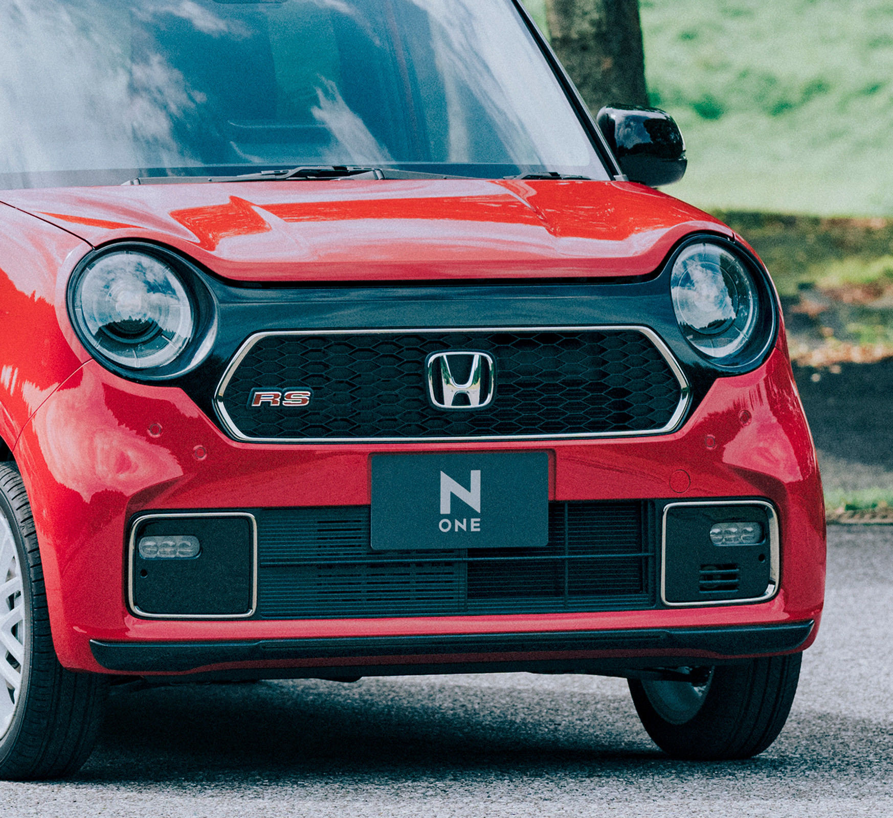 ダーククロームメッキ・フロントグリルモール