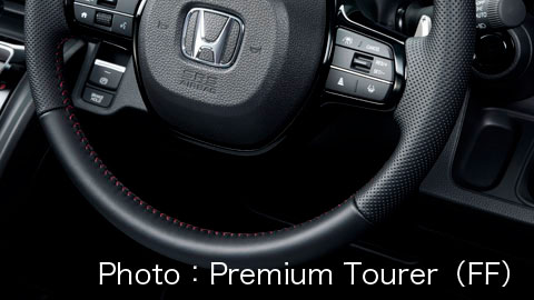 本革巻テアリングホイール